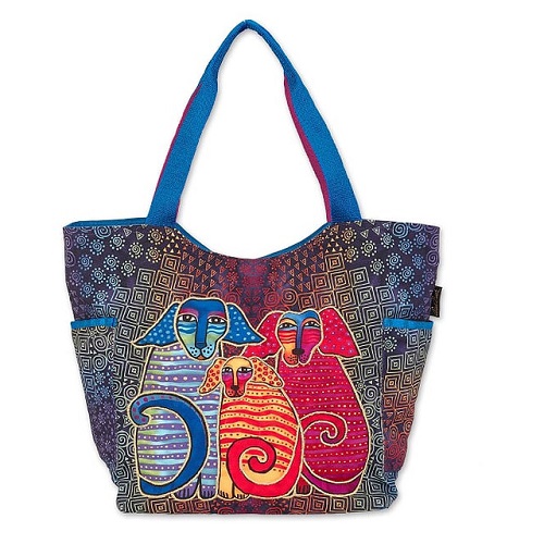 Doggie Family Tote by Laurel Burch